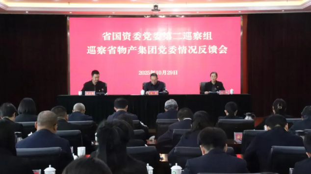省國資委黨委第二巡察組向省物產集團黨委反饋巡察情況